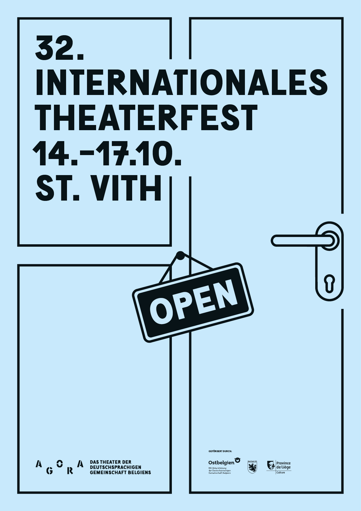 Plakat: 32. Internationales TheaterFest